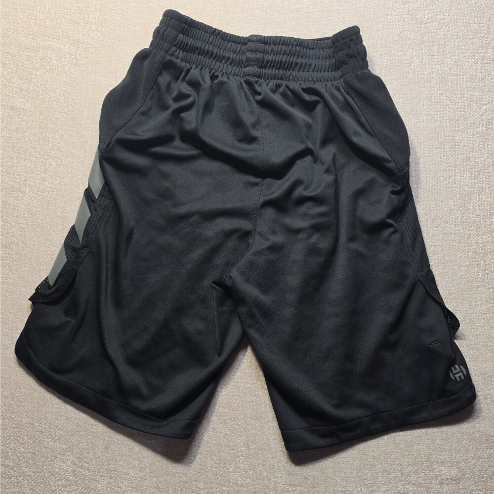Adidas James Harden Creator Basketball Shorts Mens Medium Black Zipper Pockets